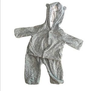 BabyGAP Unisex Grey Reversible Track Suit